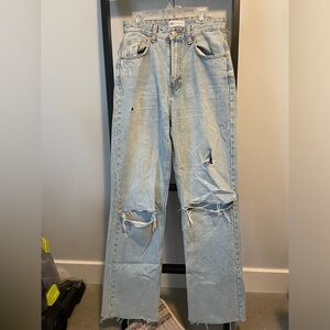 Zara distress jeans